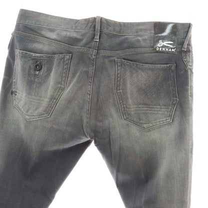 【中古】デンハム DENHAM SKIN ストレッチコットン デニムパンツ ジーンズ グレー【 38 】【 状態ランクC 】【 メンズ 】