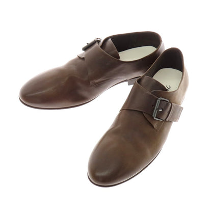 【中古】マルセル Marsell シングルモンクシューズ ブラウン【 41 1/2 】【 状態ランクA 】【 メンズ 】