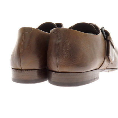 【中古】マルセル Marsell シングルモンクシューズ ブラウン【 41 1/2 】【 状態ランクA 】【 メンズ 】