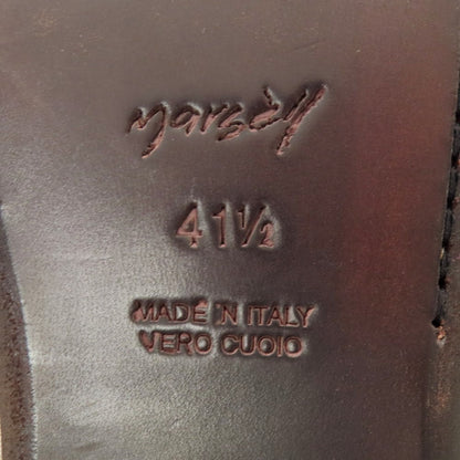 【中古】マルセル Marsell シングルモンクシューズ ブラウン【 41 1/2 】【 状態ランクA 】【 メンズ 】