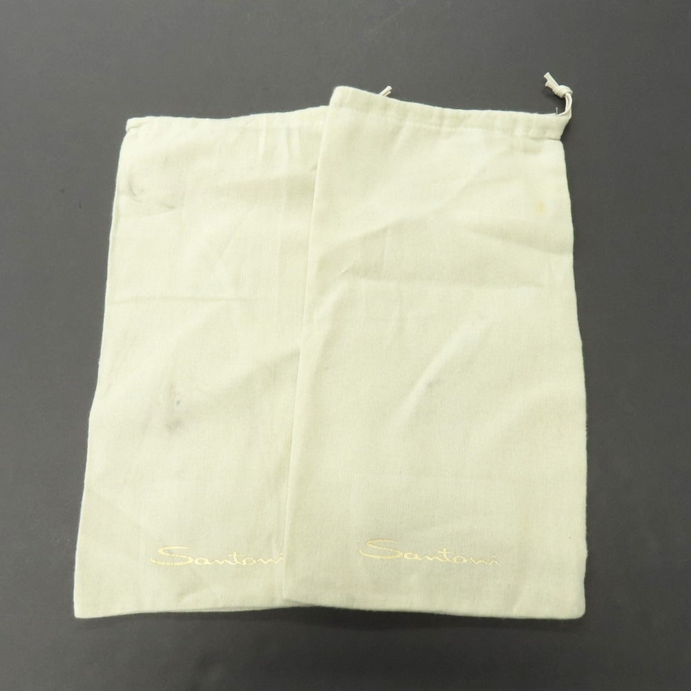 【中古】サントーニ Santoni Uチップ ドレスシューズ ブラック【 8 】【 状態ランクB 】【 メンズ 】