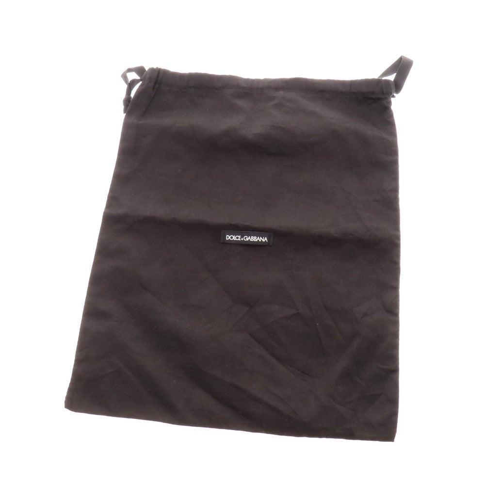 【中古】ドルチェアンドガッバーナ DOLCE&amp;GABBANA プレーントゥ ドレスシューズ バーガンディ【 8 】【 状態ランクB 】【 メンズ 】