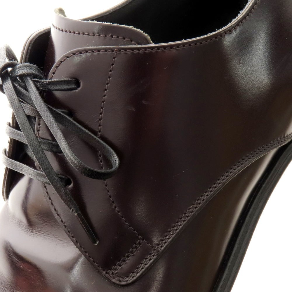 【中古】ドルチェアンドガッバーナ DOLCE&amp;GABBANA プレーントゥ ドレスシューズ バーガンディ【 8 】【 状態ランクB 】【 メンズ 】