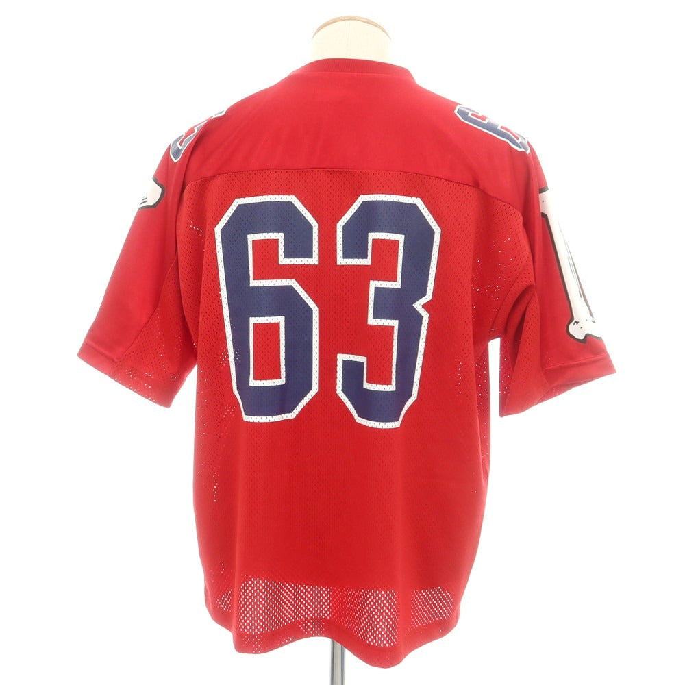 【中古】シュプリーム Supreme 2025年秋冬 Bones Football Jersey ポリエステル 半袖Ｔシャツ レッド【 S 】【 状態ランクB 】【 メンズ 】