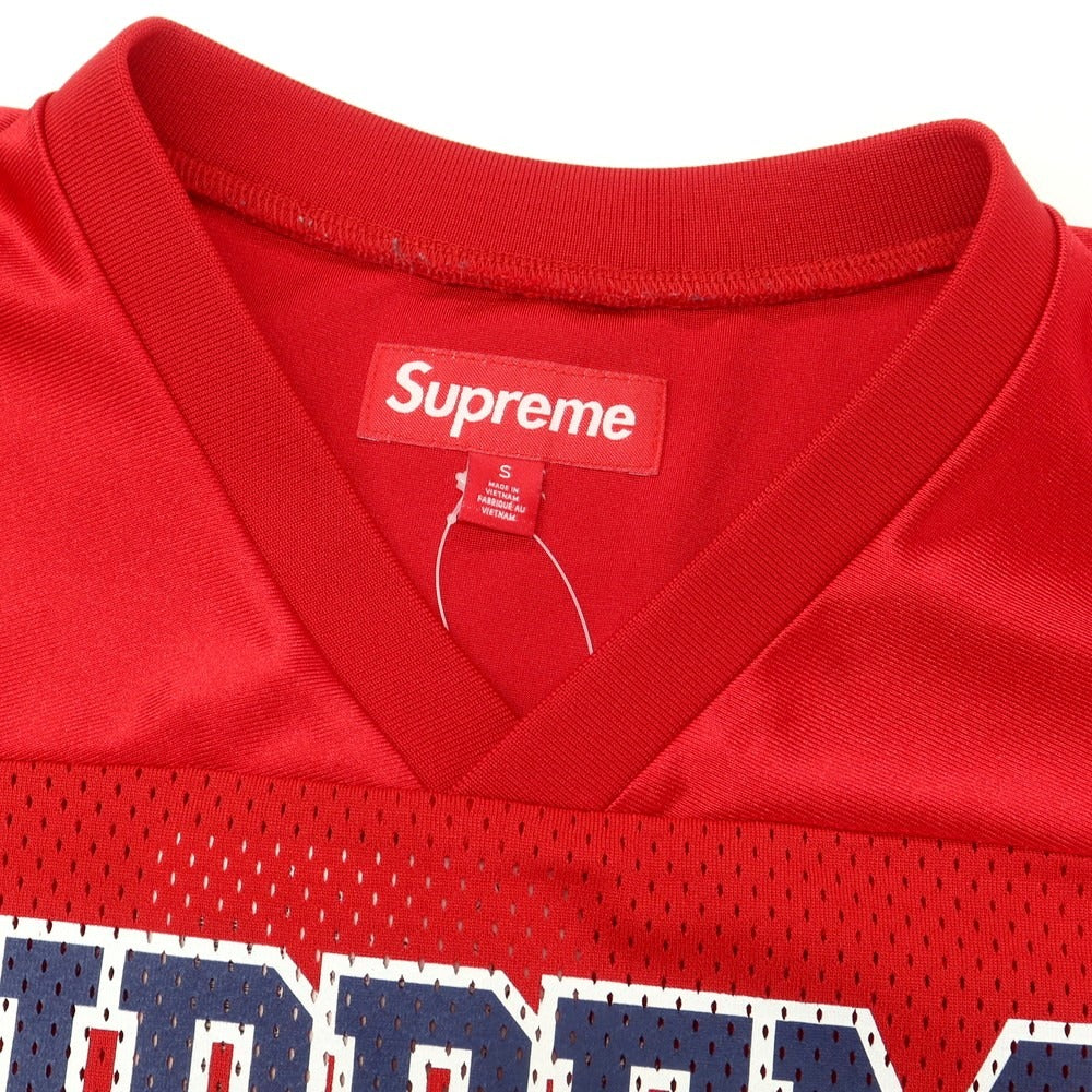 【中古】シュプリーム Supreme 2025年秋冬 Bones Football Jersey ポリエステル 半袖Ｔシャツ レッド【 S 】【 状態ランクB 】【 メンズ 】
