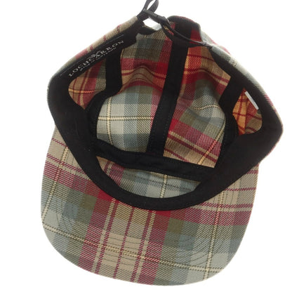 【中古】シュプリーム Supreme 2025年秋冬 Lochcarron Camp Cap チェック キャンプキャップ カーキxレッド【 ONE(58cm) 】【 状態ランクA 】【 メンズ 】