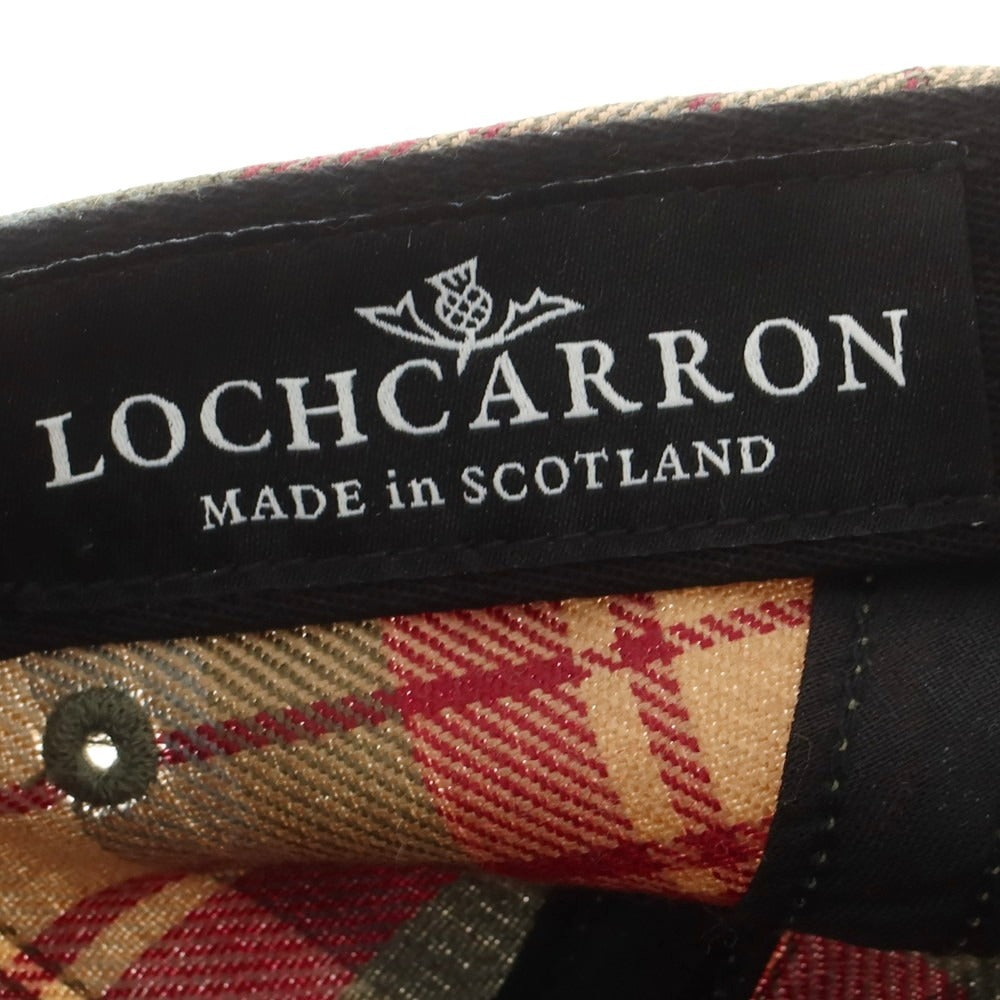 【中古】シュプリーム Supreme 2025年秋冬 Lochcarron Camp Cap チェック キャンプキャップ カーキxレッド【 ONE(58cm) 】【 状態ランクA 】【 メンズ 】