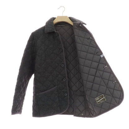 【中古】トラディショナルウェザーウェア Traditional Weatherwear ウール キルティングブルゾン グレー【 40 】【 状態ランクB 】【 メンズ 】