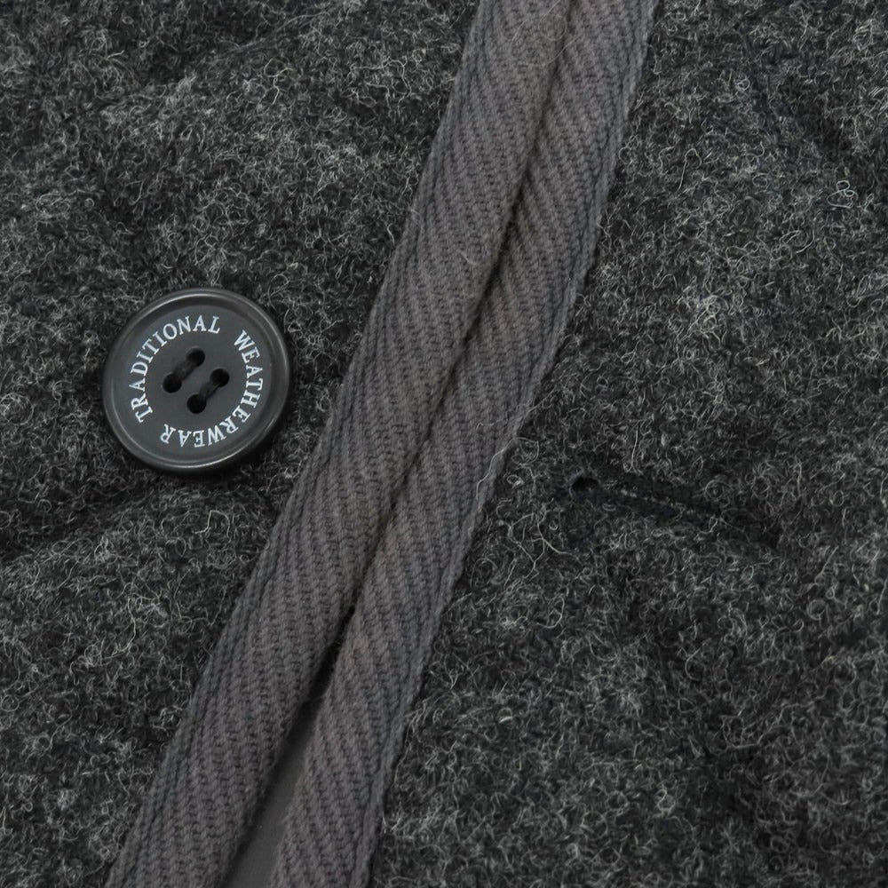 【中古】トラディショナルウェザーウェア Traditional Weatherwear ウール キルティングブルゾン グレー【 サイズ40 】【 状態ランクB 】【 メンズ 】 [BPD]