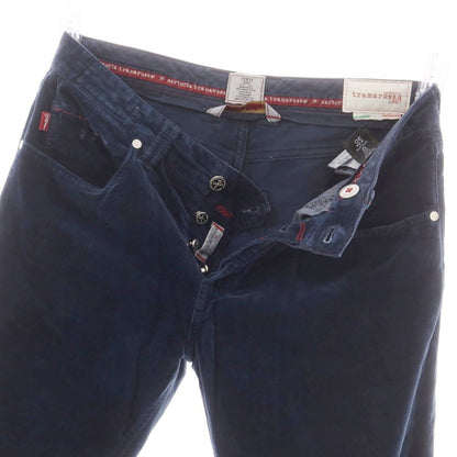 【中古】トラマロッサ Tramarossa MICHELANGELO ストレッチコットン 5ポケットパンツ ネイビー【 30 】【 状態ランクC 】【 メンズ 】