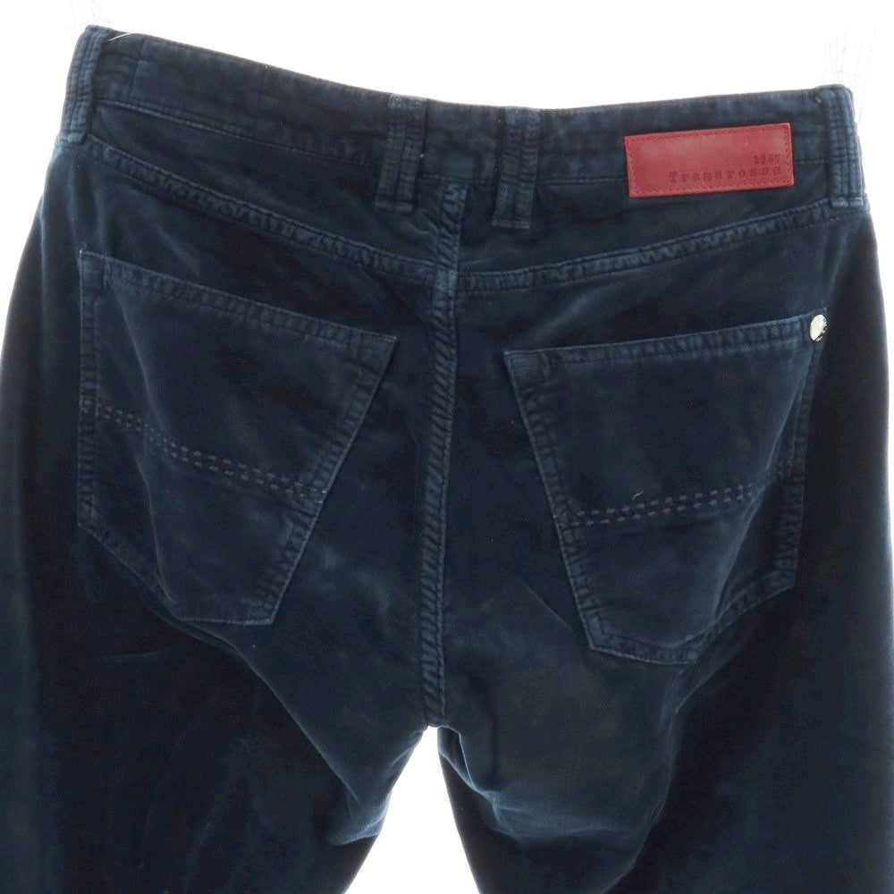 【中古】トラマロッサ Tramarossa MICHELANGELO ストレッチコットン 5ポケットパンツ ネイビー【 30 】【 状態ランクC 】【 メンズ 】