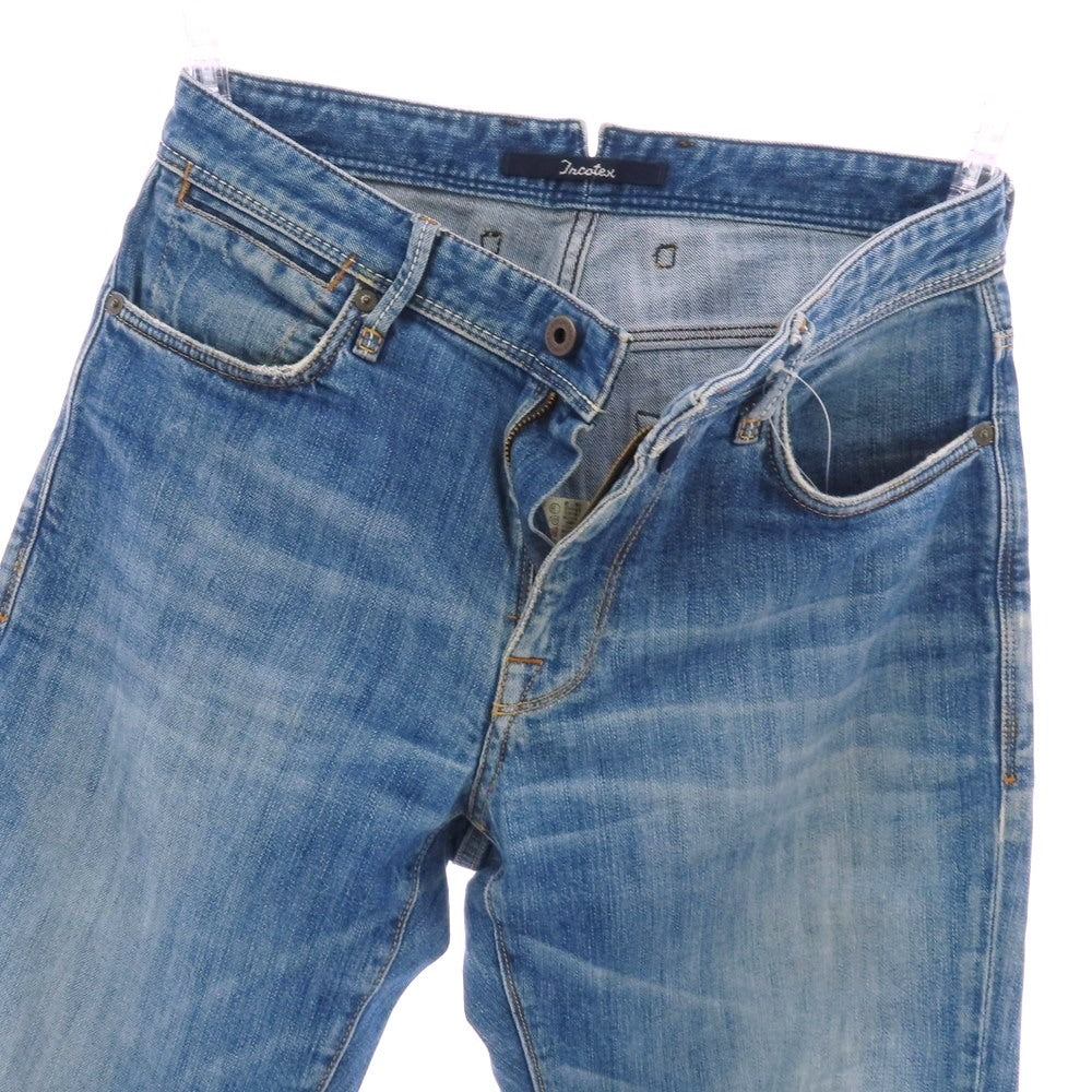 【中古】インコテックス INCOTEX ストレッチコットン デニムパンツ ジーンズ ライトブルー【 30 】【 状態ランクC 】【 メンズ 】