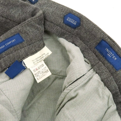 【中古】インコテックス INCOTEX コットンナイロン ジャージー カジュアルスラックスパンツ グレー【 46 】【 状態ランクB 】【 メンズ 】