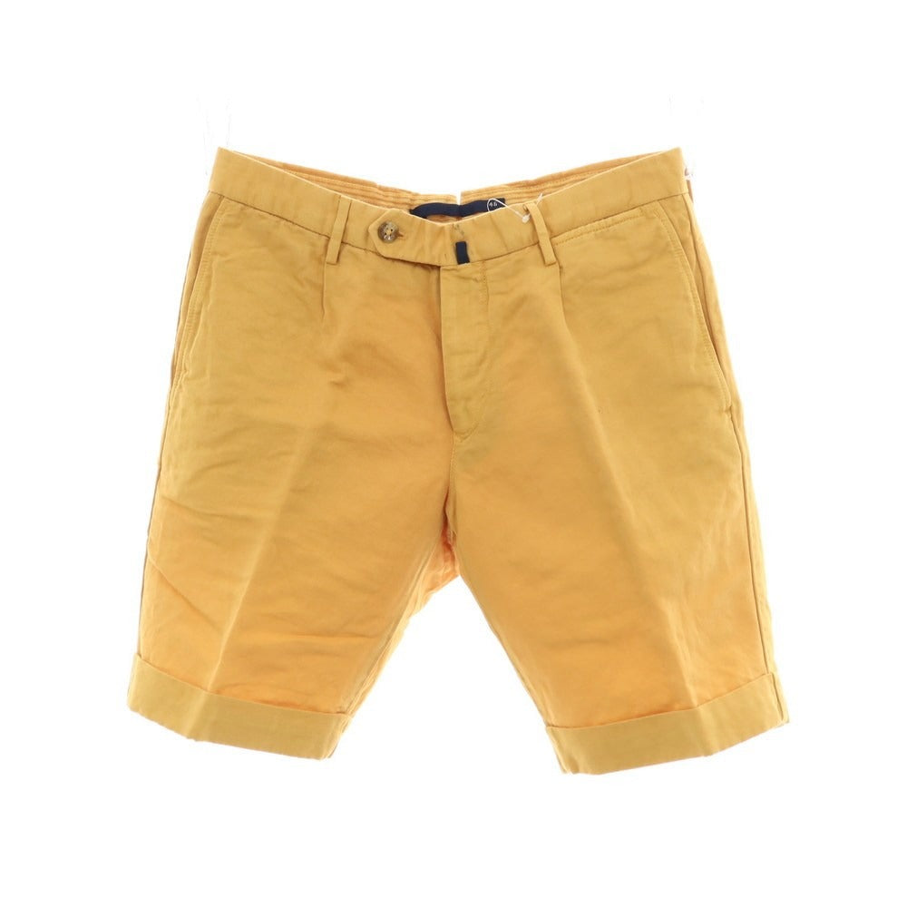 【中古】インコテックス INCOTEX リネンコットン ショートパンツ イエロー【サイズ46】【 状態ランクB 】【 メンズ 】