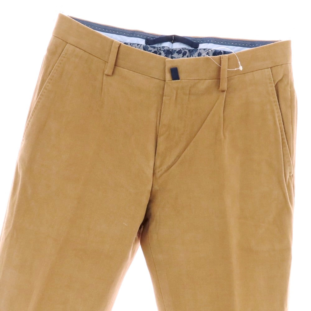【中古】ヴィガーノ VIGANO ストレッチコットン カジュアルスラックスパンツ ベージュ系【 46 】【 状態ランクC 】【 メンズ 】