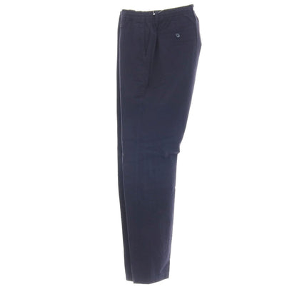 【中古】ジャンネット giannetto コットン サッカー ストライプ イージーパンツ ネイビー【サイズ46】【 状態ランクC 】【 メンズ 】