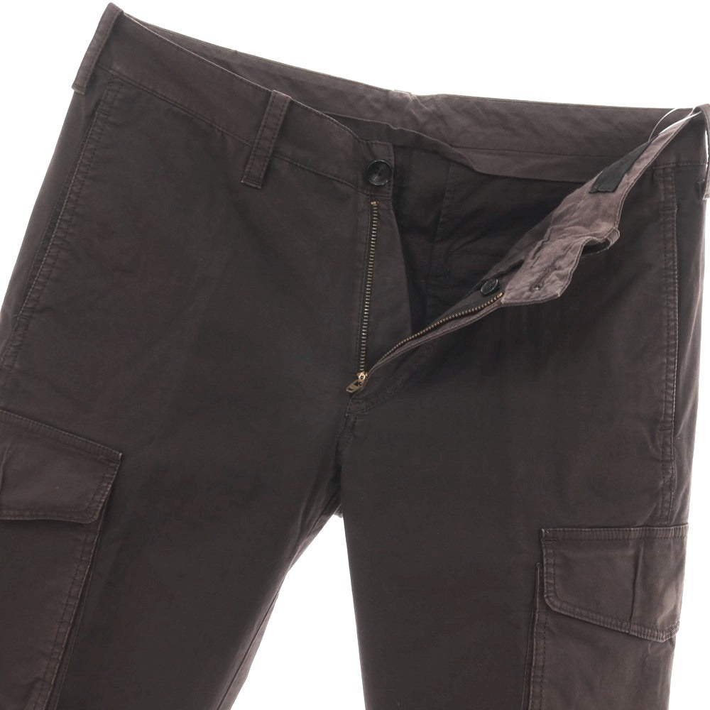 【中古】ソリード SOLIDO ストレッチ コットン カーゴパンツ ダークブラウン【サイズ2】【 状態ランクC 】【 メンズ 】