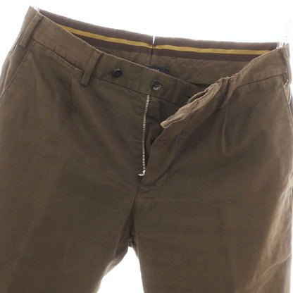 【中古】ジェルマーノ GERMANO ストレッチコットン カジュアルスラックスパンツ ブラウン【 46 】【 状態ランクC 】【 メンズ 】