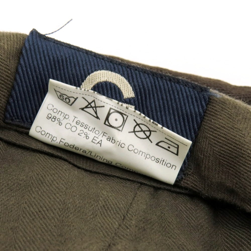 【中古】ジェルマーノ GERMANO ストレッチコットン カジュアルスラックスパンツ ブラウン【 46 】【 状態ランクC 】【 メンズ 】