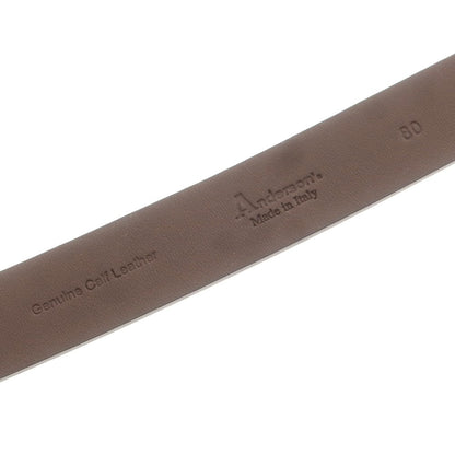 【中古】アンダーソンズ Andersons 型押しレザー ベルト ブラウン【 80 】【 状態ランクC 】【 メンズ 】