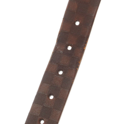 【中古】アンダーソンズ Andersons 型押しレザー ベルト ブラウン【 80 】【 状態ランクC 】【 メンズ 】