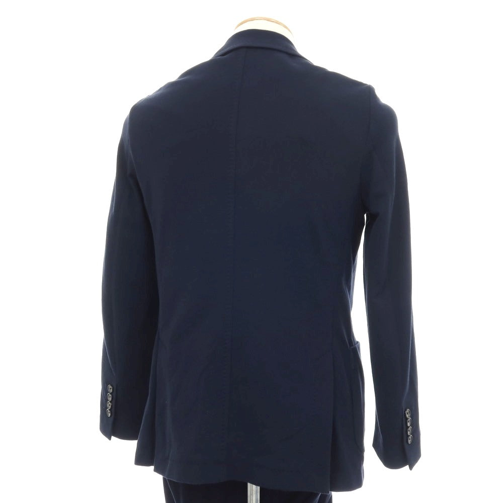 【中古】チルコロ1901 CIRCOLO 1901 コットンポリウレタン ジャージー 2つボタンスーツ セットアップ ネイビー【サイズ上44/下44】【 状態ランクB 】【 メンズ 】