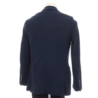 【中古】チルコロ1901 CIRCOLO 1901 コットンポリウレタン ジャージー 2つボタンスーツ セットアップ ネイビー【サイズ上44/下44】【 状態ランクB 】【 メンズ 】