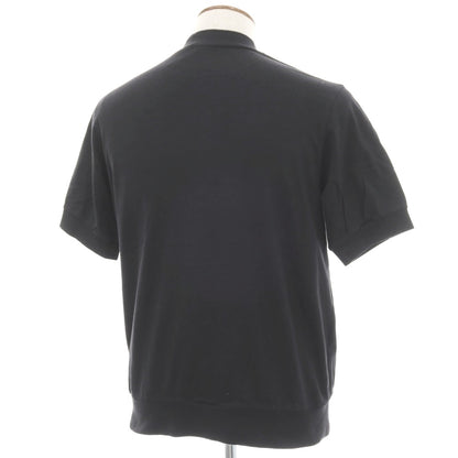 【中古】アンティーチポ　アンティチポ ANTICIPO FIANO smooth コットン モックネック 半袖Ｔシャツ ブラック【サイズ46】【 状態ランクC 】【 メンズ 】