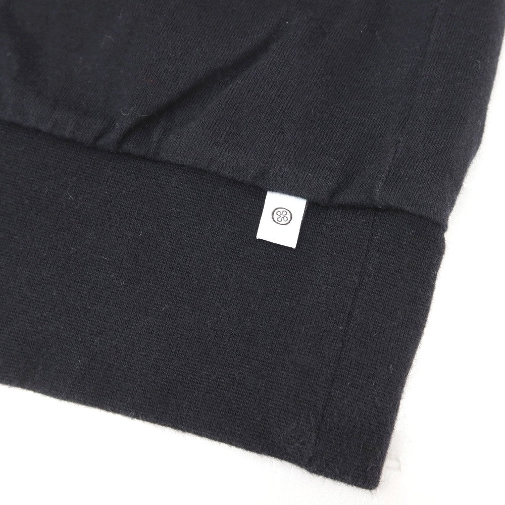 【中古】アンティーチポ　アンティチポ ANTICIPO FIANO smooth コットン モックネック 半袖Ｔシャツ ブラック【サイズ46】【 状態ランクC 】【 メンズ 】