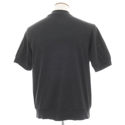 【中古】アンティーチポ　アンティチポ ANTICIPO FIANO smooth コットン モックネック 半袖Ｔシャツ ブラック【サイズ46】【 状態ランクC 】【 メンズ 】