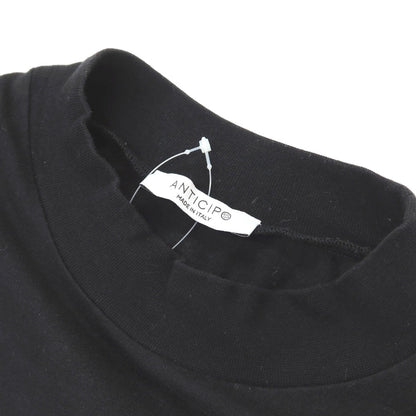 【中古】アンティーチポ　アンティチポ ANTICIPO FIANO smooth コットン モックネック 半袖Ｔシャツ ブラック【サイズ46】【 状態ランクC 】【 メンズ 】