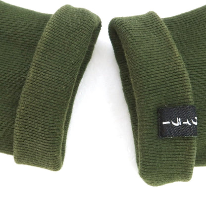 【中古】エムエイチエル MHL. コットン スウェット ダブルジップ パーカー オリーブグリーン系【 L 】【 状態ランクC 】【 メンズ 】