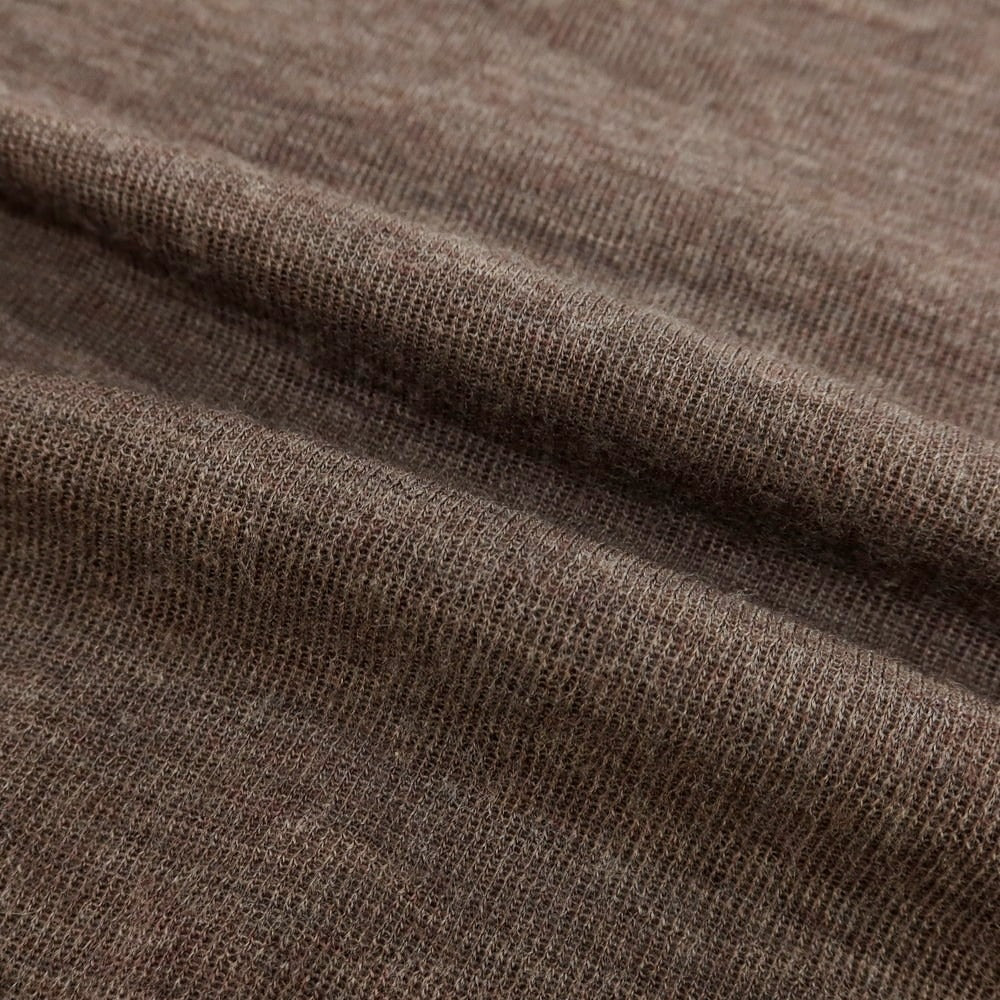 【中古】ルトロワ Letroyes ハイゲージ ウール ボートネック プルオーバーニット アッシュブラウン【 L 】【 状態ランクC 】【 メンズ 】