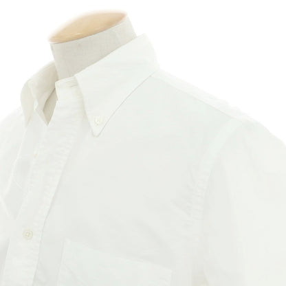 【中古】ブラックフリースバイ ブルックスブラザーズ BLACK FLEECE BY Brooks Brothers コットン ボタンダウン 半袖シャツ ホワイト【 BB1 】【 状態ランクC 】【 メンズ 】