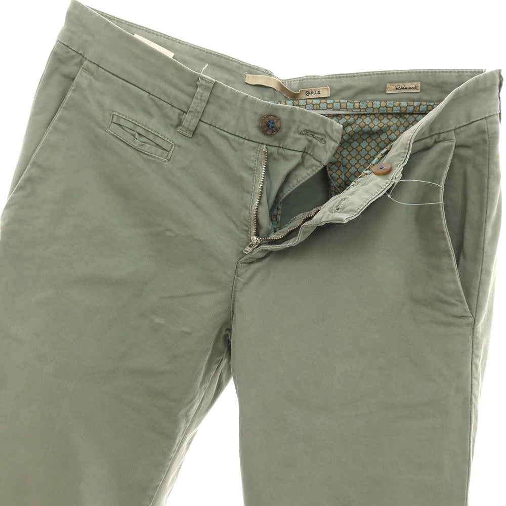 【中古】チープラス C+ Ridmark ストレッチ コットン カジュアルスラックスパンツ グリーン【サイズ31】【 状態ランクC 】【 メンズ 】