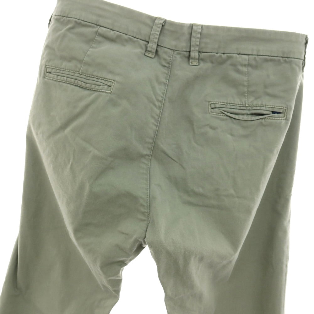 【中古】チープラス C+ Ridmark ストレッチ コットン カジュアルスラックスパンツ グリーン【サイズ31】【 状態ランクC 】【 メンズ 】
