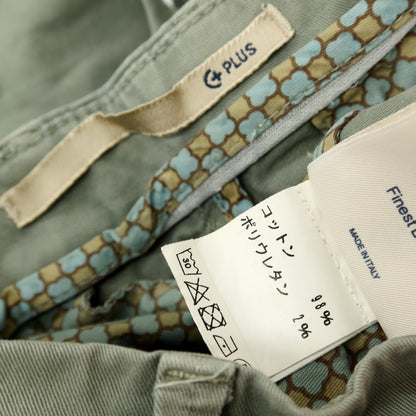 【中古】チープラス C+ Ridmark ストレッチ コットン カジュアルスラックスパンツ グリーン【サイズ31】【 状態ランクC 】【 メンズ 】