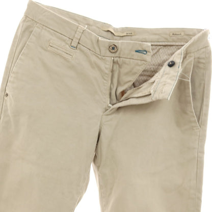 【中古】チープラス C+ Ridmark ストレッチ コットン カジュアルスラックスパンツ ベージュ【サイズ32】【 状態ランクC 】【 メンズ 】