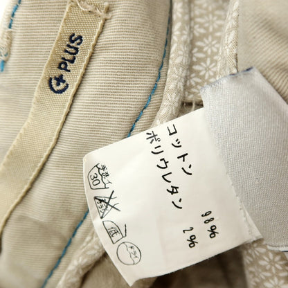 【中古】チープラス C+ Ridmark ストレッチ コットン カジュアルスラックスパンツ ベージュ【サイズ32】【 状態ランクC 】【 メンズ 】