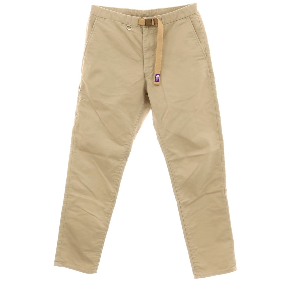 【中古】ザノースフェイスパープルレーベル THE NORTH FACE PURPLE LABEL コットンポリエステル イージーパンツ ベージュ【サイズ32】【 状態ランクB 】【 メンズ 】