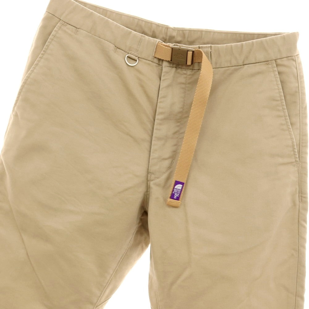 【中古】ザノースフェイスパープルレーベル THE NORTH FACE PURPLE LABEL コットンポリエステル イージーパンツ ベージュ【サイズ32】【 状態ランクB 】【 メンズ 】