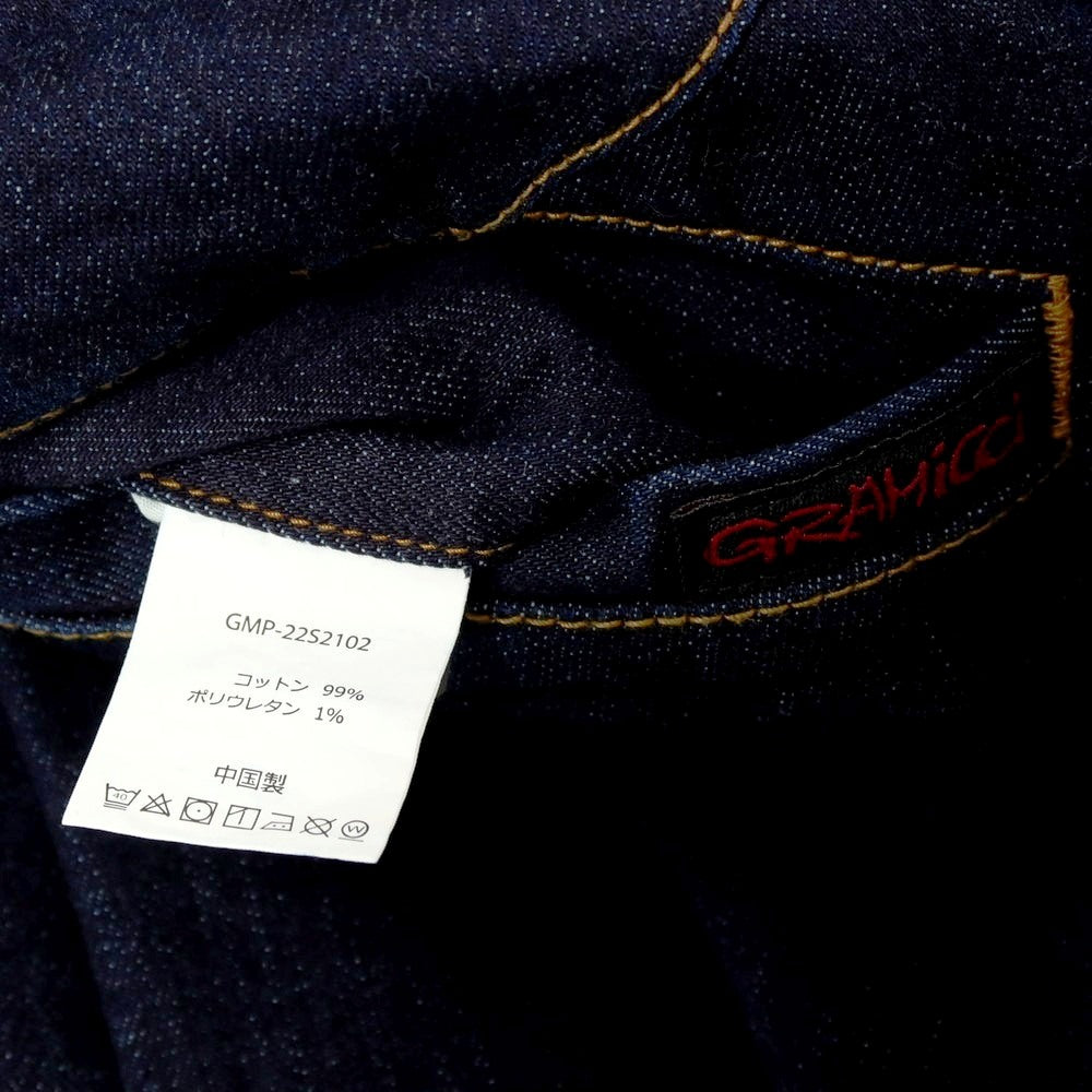 【中古】グラミチ Gramicci URBAN RESEARCH DOORS別注 ストレッチ コットン デニムパンツ ジーンズ ネイビー【サイズM】【 状態ランクB 】【 メンズ 】