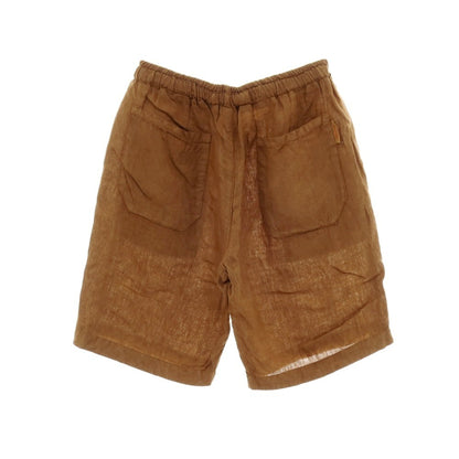 【中古】バロニオ BARONIO リネン イージー ショートパンツ ブラウンxマルチカラー【サイズL】【 状態ランクC 】【 メンズ 】
