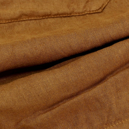 【中古】バロニオ BARONIO リネン イージー ショートパンツ ブラウンxマルチカラー【サイズL】【 状態ランクC 】【 メンズ 】