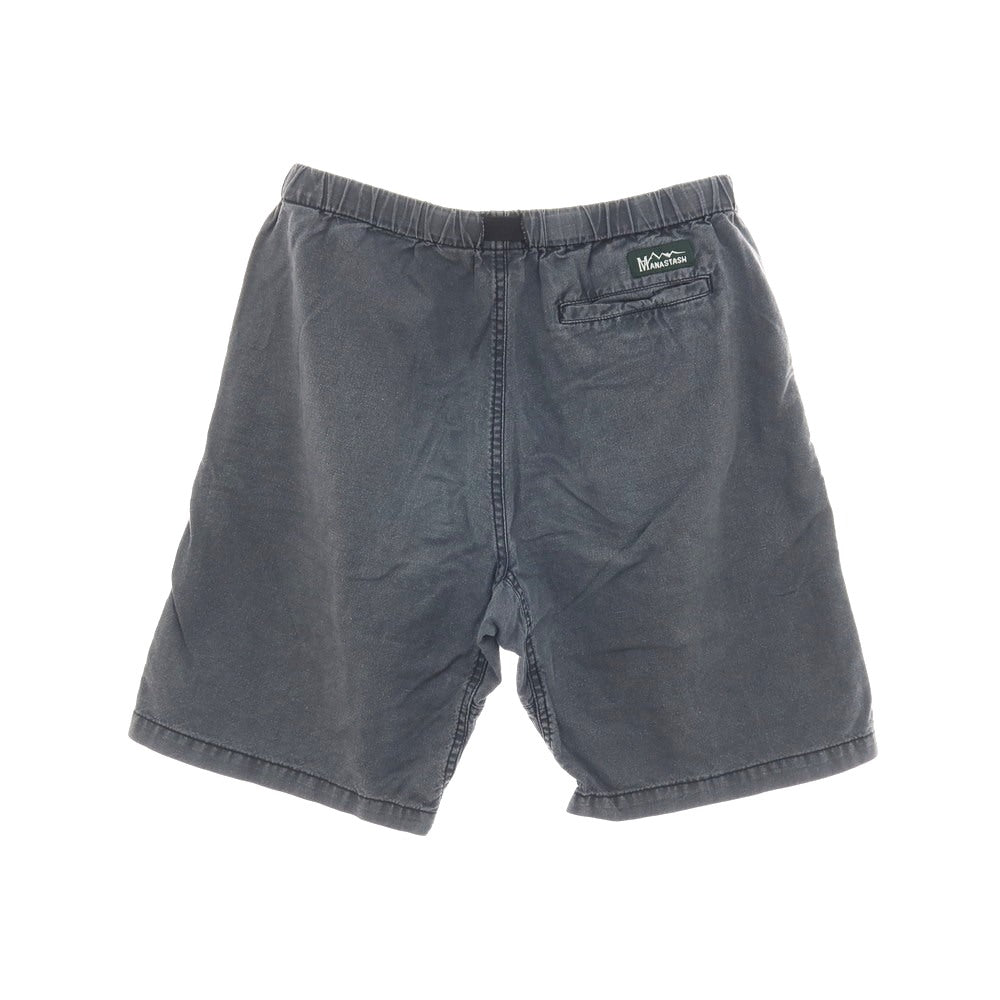 【中古】マナスタッシュ MANASTASH ヘンプコットン イージー ショートパンツ グレー【サイズJPN L】【 状態ランクC 】【 メンズ 】
