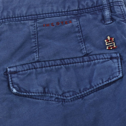 【中古】インコテックス INCOTEX ストレッチ コットン ショートパンツ ネイビー【サイズ30】【 状態ランクC 】【 メンズ 】