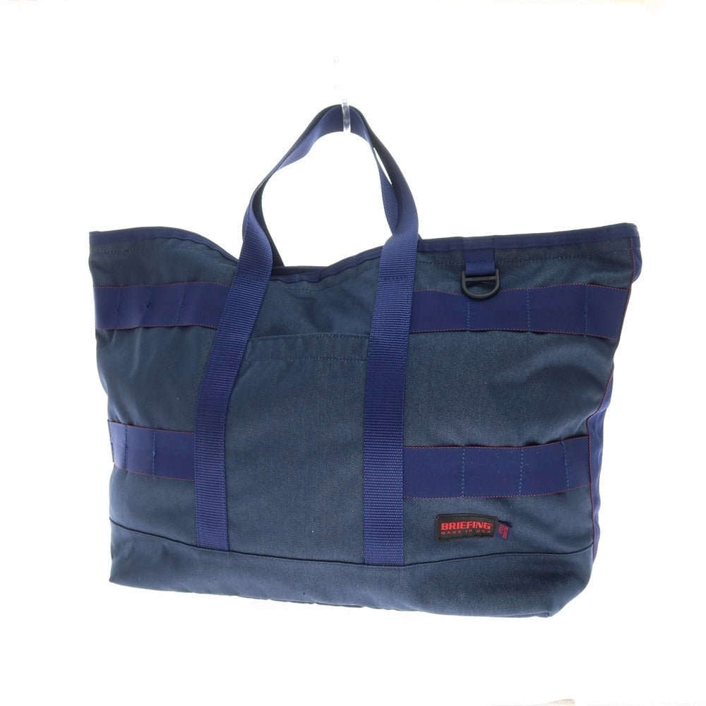 【中古】ブリーフィング BRIEFING BEAMS GOLF別注 ナイロン トートバッグ ネイビー【 状態ランクB 】【 メンズ 】