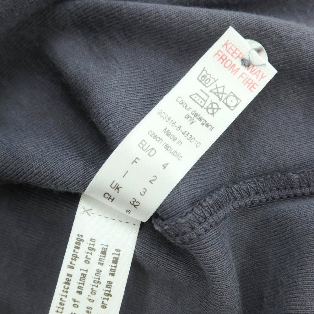 【中古】シーサー Schiesser コットン ヘンリーネック 長袖Ｔシャツ グレー【 S/4 】【 状態ランクC 】【 メンズ 】