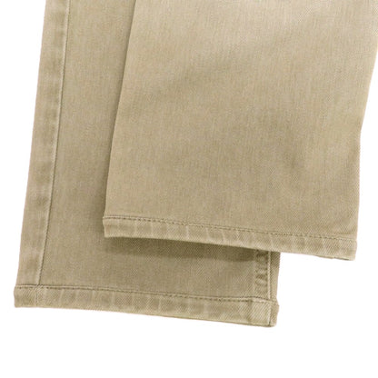 【中古】ヤヌーク YANUK ウォッシュ加工 ストレッチ ポリエステルコットンレーヨン イージー5ポケットパンツ グレージュ系【 M 】【 状態ランクB 】【 メンズ 】