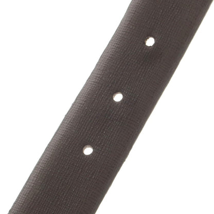 【中古】デーコカ DE.CO.CA 型押しレザー ベルト ダークブラウンxシルバー【 85 】【 状態ランクB 】【 メンズ 】